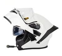 Bluetooth Incorporado Casco Moto Modular Anti Vaho Cascos Integral Flip Up ECE 22-05 Aprobado Cascos Moto Integrales Contestador Automatico Casco de Motocicleta para Adultos
