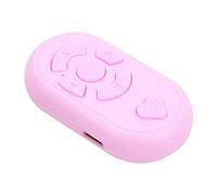 Bluetooth Kindle Page Turner Remote, Control Remoto Inalámbrico de la Cámara, Control Remoto de la Aplicación Bluetooth, Botón Selfie del Obturador Remoto de la Cámara para (Rosa)