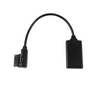 Bluetooth Kit de Coche para Mercedes-Benz, Media Interface AUX Wireless Adator para iPhone Android Smartphones, Funciona con Mercedes Equipado con MMI Rectangular Socket Solo