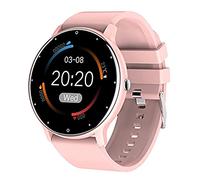 Bluetooth Music Reloj inteligente Deportes Salud Frecuencia cardíaca Presión arterial Oxígeno en sangre Monitoreo del sueño Reloj electrónico de llamada (rosa)