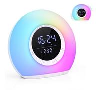 Bluetooth Speaker Clock Alarm LED Small Speaker RGB Colorful Ambient Light Radio Small Speaker