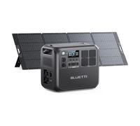 BLUETTI AC200L Generador Solar con 350W Panel Solar (Enviar por Separado), LiFePO4 2048Wh, Ampliable a 8192Wh, 4 Salidas de CA 2400W (3600W Power Lifting), Salida RV de 30A, para Camping, Hogar