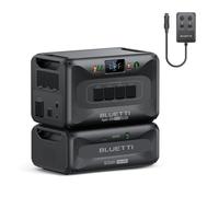 BLUETTI Apex 300 Estación de Energía Portátil y B300K y Hub D1 | 5529,6Wh Batería LFP, 4 Tomas CA 3840W, Puertos CC RV 50A Anderson, Sistema Modular para Camping y Vida en RV
