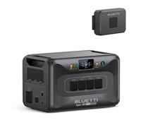 BLUETTI Apex 300 Generador Solar + Charger 2 (Envíos Separados), 2764,8Wh LiFePO₄, 6 Tomas CA 3840W (7680W Pico), Cargador de Alternador 1200W, Carga Rápida en 2,8 h por Coche, Viajes por Carretera
