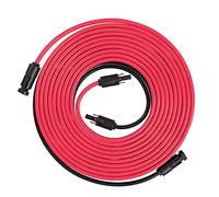BLUETTI Cable Solar 10M Cable de Extensión Solar con Enchufe y Enchufe de Panel Solar, Adaptador de Panel Solar, Cable Solar Rojo + Negro Para Automóviles Cable de Panel Solar (10M)