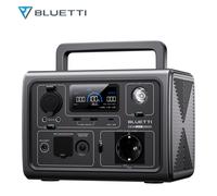 BLUETTI EB3A Generador Solar Portátil, Respaldo de Batería LiFePO4 de 268Wh, Salidas de AC de 600W (Pico de 1200W), Carga 80% en 30 minutos, Generador para Acampar (Panel Solar Opcional)