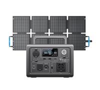 BLUETTI EB3A Generador Solar con 60W Panel Solar (Enviar por Separado), Estación de Energía Portátil de 268Wh, Salida de CA de 600W (Pico de 1200W), Batería LiFePO4 para RV, Viajes, Cortes de Energía