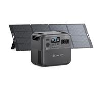 BLUETTI Elite 200 V2 Estación de Energía Portátil 2073Wh y Panel Solar 350W | 4 Tomas CA 2600W (3900W Power Lifting), Generador Solar con LiFePO4, Carga 0-80% en 50 Min, Camping, Off-Grid y Emergencias