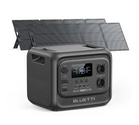 BLUETTI Elite 300 Generador Solar con 2×200W Paneles Solares (Envío por Separado), Estación de Energía 3014,4Wh LiFePO4, 2400W CA (4800W Pico), 3 kWh Compacta para Hogar, Camping y Autocaravana