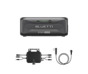 BLUETTI Sistema Solar para Balcones de 2.ª Generación | 800 W Salida - D100P+B300K+Cable de conexión de batería