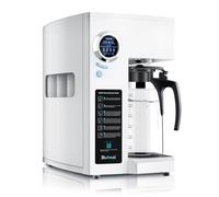 Bluevua RO100ROPOT-UV Sistema de ósmosis inversa Filtro de agua para encimera - Purificación de 6 etapas con UV y remodelación, filtración de contador RO, purificador de agua portátil