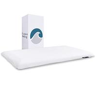 Bluewave Bedding - Almohada de espuma viscoelástica de gel hiperfina para personas que duermen boca abajo y boca arriba, diseño delgado y plano para alineación cervical del cuello y sueño más profundo