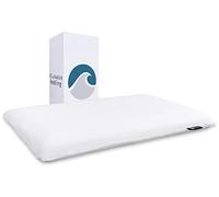 Bluewave Bedding - Almohada de espuma viscoelástica de gel superfina para personas que duermen boca abajo y boca arriba, diseño delgado y plano para alineación cervical del cuello y sueño más profundo