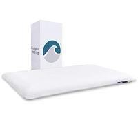 Bluewave Bedding - Almohada de espuma viscoelástica de gel ultrafina para personas que duermen boca abajo y boca arriba, diseño delgado y plano para alineación cervical del cuello y sueño más profundo