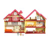 Bluey 17348 Bluey - Casa de Juegos con Luces y Sonidos definitivos con Dos Figuras articuladas y Accesorios, Multicolor, 13 x 39 x 43,5 cm