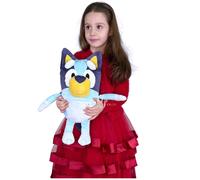 Bluey - Jumbo Plush de 40 centímetros, Peluche del Perrito Color Azul, como en la Serie Infantil, Suave y blandito, para abrazar y acompañar a Tus Hijos, Famosa (BLY05000)