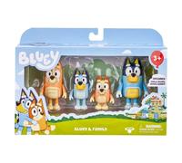 Bluey and Family: Bingo, Bandit and Chilli 4 Figure pack Artic (Importación USA)