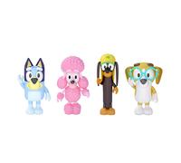 Bluey and Friends: Bluey, Coco, Snickers and Honey 4 Figure Pack Articulated Cha