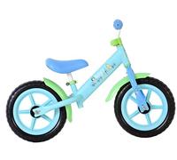 Bluey Balance Bike 3+ Años de edad - 12" Sturdy Metal Frame Girls, Niños - Entrenamiento Niños Bicicleta con Ajustable Saddle & Handlebars, Neumáticos de espuma dura - Desarrollo de Habilidades del