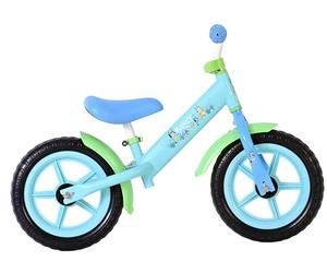 Bluey Balance Bike 3+ Años de edad - 12" Sturdy Metal Frame Girls, Niños - Entrenamiento Niños Bicicleta con Ajustable Saddle & Handlebars, Neumáticos de espuma dura - Desarrollo de Habilidades del