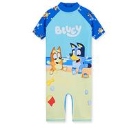 Bluey Bañador Niña Natacion Traje de Baño Cómodo para Niñas Bebe de Una o Dos Pieza para Playa Piscina Deportivo y Natación (4-5 Años, Azul)