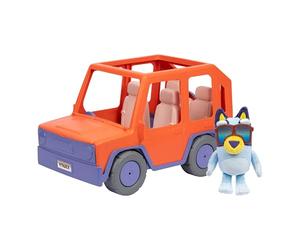 Bluey Big Heeler 4WD - Coche Grande de Juguete, Interactivo, Personalizable para niños pequeños con Almacenamiento de Capucha de Apertura, Autos para niños a Partir de 3 años