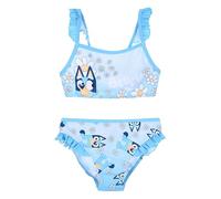 Bluey Bikini para Niña, Diseño Bingo Bañador de Dos Piezas, Natación Infantil, Talla 3 Años | Azul