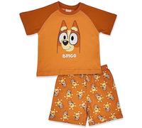 Bluey & Bingo - Bingo - Pijama de Manga Corta para Niños - 100% Algodón - 4-5 Años: 110cm