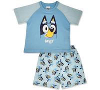 Bluey & Bingo - Bluey - Pijama de Manga Corta para Niños - 100% Algodón - 3-4 Años: 104cm