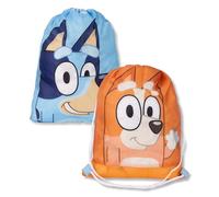 Bluey & Bingo - Bolsa de natación reversible con cordón para entrenamiento escolar