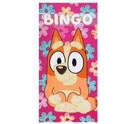 Bluey Bingo Toalla de Playa de Secado RÁPIDO, Toalla de baño para niños Microfibra 70x140 cm Oeko-Tex (E)