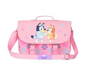 Bluey Bolso Bandolera Niña, Bingo Bolsa Niña con Correa Ajustable y Cierre Magnético para Salidas Vacaciones, Ideas Regalos (Rosa Satchel)