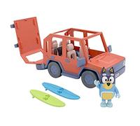 BLUEY Bonbell, vehículo Familiar de 4 Ruedas, con 1 Figura y 2 Tablas de Surf | Coche Personalizable - Adventure Time | para niños a Partir de 3 años
