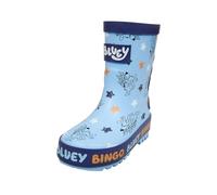 Bluey Botas de agua impermeables para niños con diseño de dibujos animados de bingo para jugar al aire libre, Blue, 27 EU