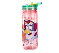 Bluey Botella de agua de 580 ml para niños, botella de bebidas escolares hecha de Tritan duradero, reutilizable, sin BPA