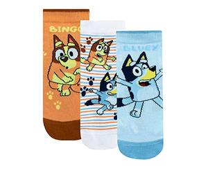 Bluey Calcetines 3 Pack Calcetines Unisex Niños O Niñas Multicolor 37-40
