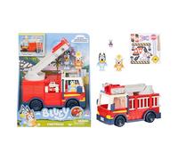 Bluey Camión de bomberos con figuras: Bingo y Bob Bilby – Escalera elevable, manguera y pegatinas
