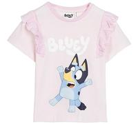 Bluey Rosa Marca EAN: 8445484498271-Talla: 2 Años Camiseta de Manga Corta Infantil Claro, One Size para Niñas