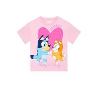 Bluey Camiseta Manga Corta para Niña Bingo | Ropa Rosa 7-8 Años