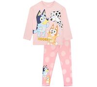 Bluey Conjunto Niña Invierno | Camiseta y Leggings | Ropa Rosa 18-24 Meses