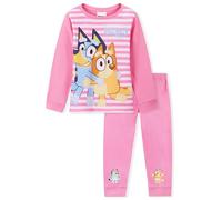 Bluey Conjunto Pijama de 2 Piezas para Niña - Regalo para Niños (Rosa/Blanco, 5-6 Años)