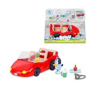 Bluey - Convertible, vehículo del Perrito Azul, Coche descapotable Divertido para el Papa, Incluye Figura, muñecos articulados Serie Infantil, Famosa (BLY65000)