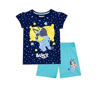 Bluey Corta Pijamas para Niñas Azul 3-4 Años