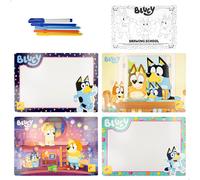 Bluey escuela de dibujo bluey con personajes para colorear