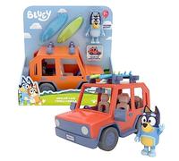 Bluey - Family Cruiser, Caravana Familiar del Perrito Azul de la Televisión, Vehículo de Vacaciones, Coce de Juguete con 2 Tablas de Surf como Accesorios y Una Figurita articulada, Famosa (Bly03000)