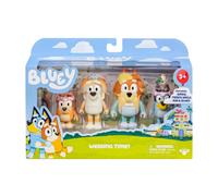 Bluey Figura Set De 4 Piezas Tiempo De Boda Reenc. Boda De Tío Rad
