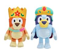 Bluey Friends - Paquete de peluches Royal Bluey y Bingo