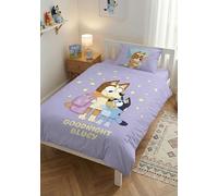 Bluey Goodnight Funda Nórdica Bebé 100x135 + Funda Almohada Bingo Chilli