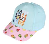 Bluey Gorra para Verano de ALGODÓN Rosa Turquesa para niñas 100% ALGODÓN (FR/ES, Números, 52, 53, Rosa Bluey)