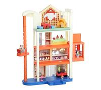 Bluey Hammerbarn - Juego de Compras, 4 Niveles, 22 Pulgadas de Alto con elevación de Trabajo y Retorno de Carro, Incluyendo Luces y más de 45 Sonidos